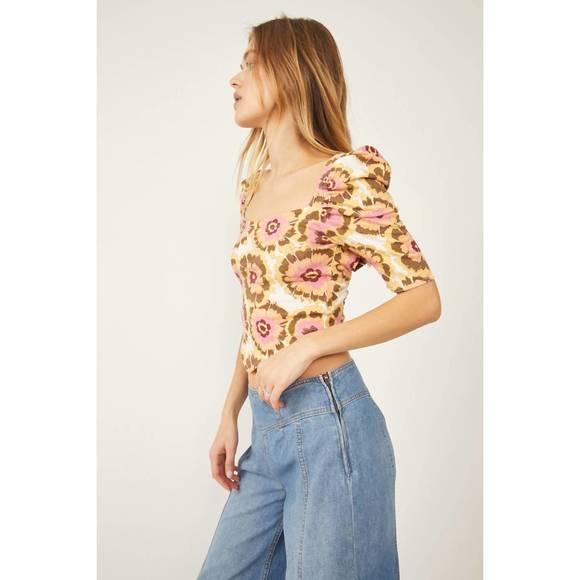 NEW FREE PEOPLE give me more top in ivory combo - Picture 3 of 3